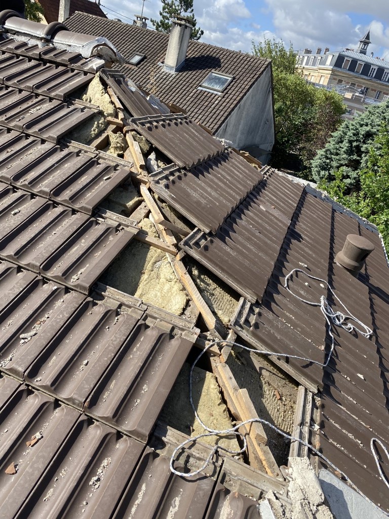 Réparation toiture tuiles Joigny